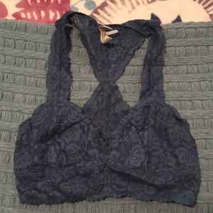 Free People Navy Blue Bralette